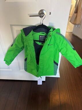 Mountain Warehouse Kids' Lime Green Waterproof Jacket